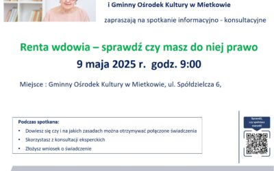 Spotkanie informacyjno-konsultacyjne z ZUS – renta wdowia